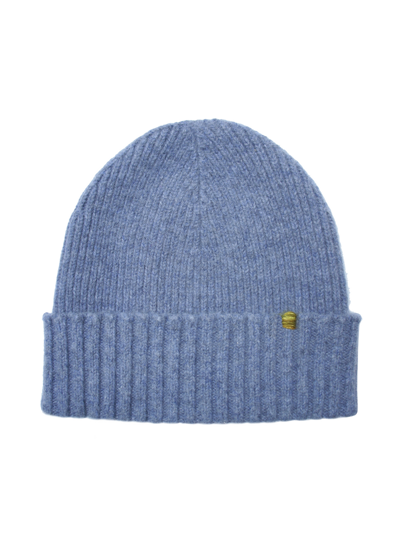 Tyler Beanie Denim Blue - The Luxury Beanie